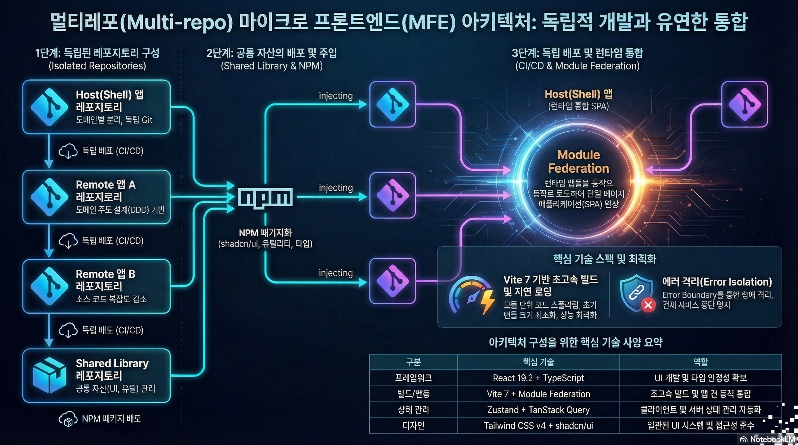 멀티레포 전체 프로젝트 인포그래픽픽